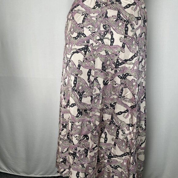 Zadig & Voltaire Women’s June Silk Midi Skirt – Ecru – Size 34/US 2 - Picture 7 of 9